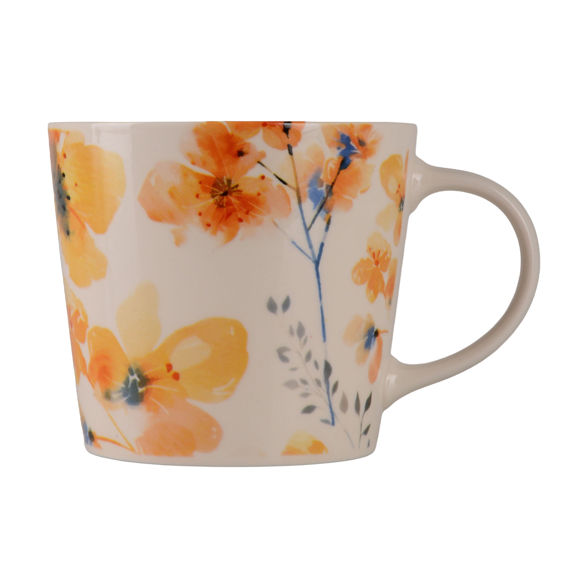 Чашка Limited Edition Flora A біла з малюнком, 420 мл (JSD01)